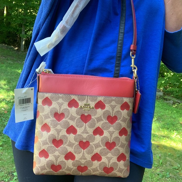 Authentic coach 1941 Coated Signature Canvas/refined calf leather top zip Crosby - Picture 9 of 14